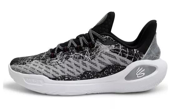 Баскетбольные кроссовки Under Armour Curry 11 мужские, Белый/Черный//Серый