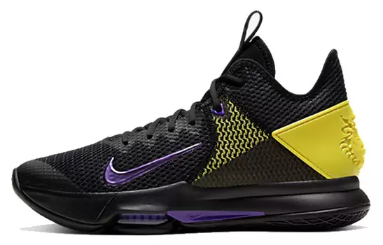Баскетбольные кроссовки унисекс Nike Lebron Witness 4 Ep ' Lakers', черный