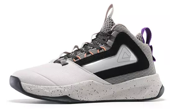 Баскетбольные кроссовки унисекс с высоким верхом, черные/хаки Peak