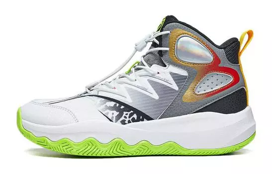 Баскетбольные кроссовки Vanguard Primary 3.0 V2 для детей GS Low-top белые/серые/черные Lining Young, черный