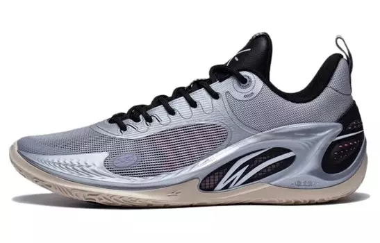 Баскетбольные кроссовки Wade 808 3 мужские низкие черные/серые Lining