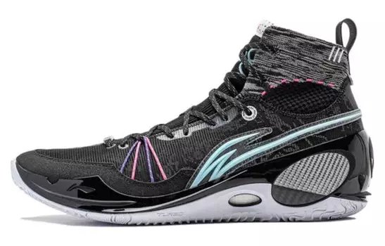 Баскетбольные кроссовки Wade 808 3 Ultra мужские с высоким верхом Leafberry Фиолетовый/Черный Lining