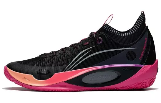 Баскетбольные кроссовки Wade 808 Ultra мужские с низким верхом черного цвета Lining