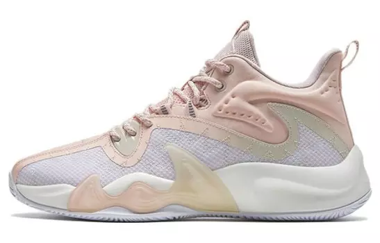 Баскетбольные кроссовки War Mastiff 3.5V2 мужские, среднего размера, серые/розовые/фиолетовые Xtep