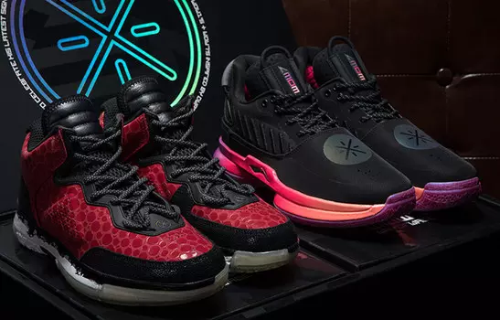 Баскетбольные кроссовки WAY OF WADE мужские высокие черные/красные Lining