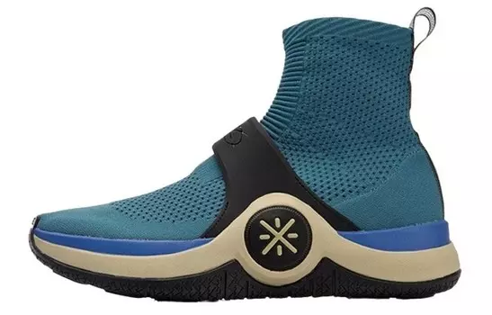 Баскетбольные кроссовки WAY OF WADE мужские высокие синие Lining