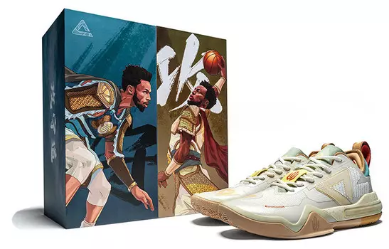 Баскетбольные кроссовки Wiggins AW1 мужские с низким верхом цвета хаки Peak