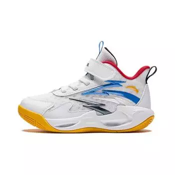 Баскетбольные кроссовки Wind Cave Kids PS Low-top сине-черные Anta Kids, синий