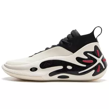 Баскетбольные кроссовки Wow11 мужские с низким верхом белые/черные Lining