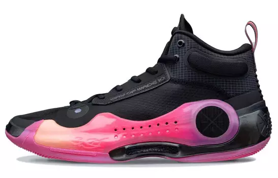 Баскетбольные кроссовки WOW 10 мужские, среднего размера, черные Lining