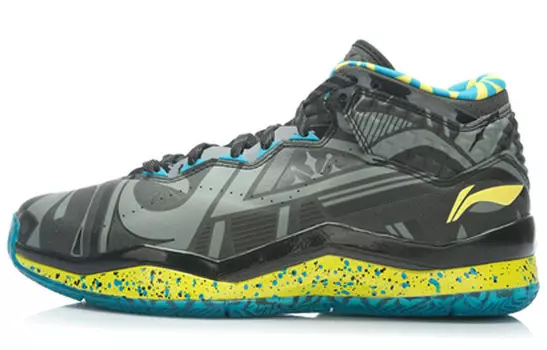 Баскетбольные кроссовки WOW 3 мужские, среднего размера, серые Lining