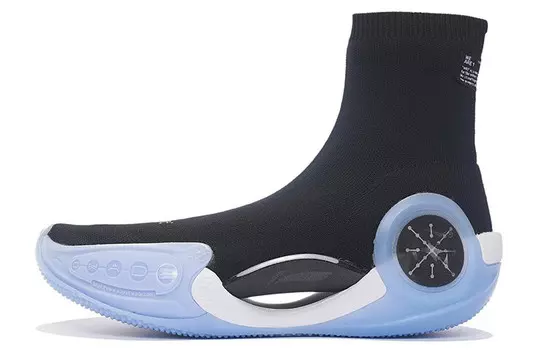 Баскетбольные кроссовки WOW 9 женские высокие черные Lining