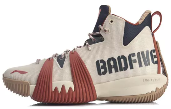 Баскетбольные кроссовки Xlarge X Badfive 1 мужские высокие синие/белые Lining