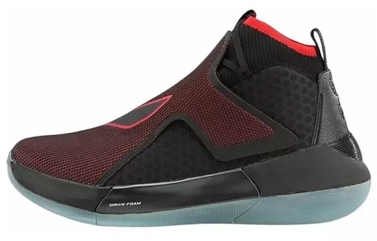 Баскетбольные кроссовки YuShuai 12 мужские низкие черные/красные Lining