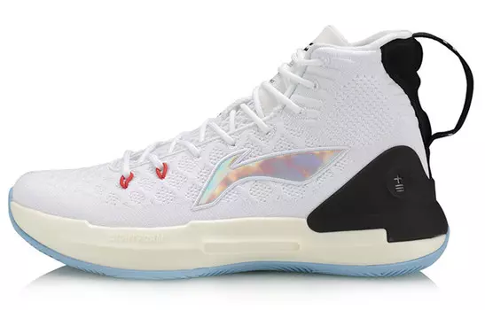 Баскетбольные кроссовки YuShuai 13 мужские высокие белые Lining