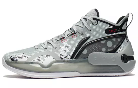 Баскетбольные кроссовки YuShuai 16 мужские с низким верхом серые Lining
