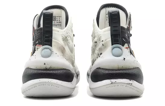 Баскетбольные кроссовки YuShuai 17 Basketball Shoes Men High-Top White/Black Lining