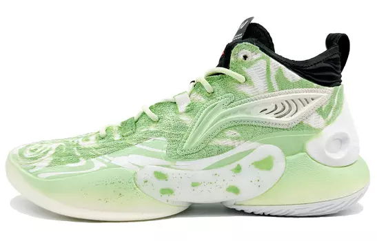 Баскетбольные кроссовки YuShuai 18 Basketball Shoes Men Mid-Top Green Lining