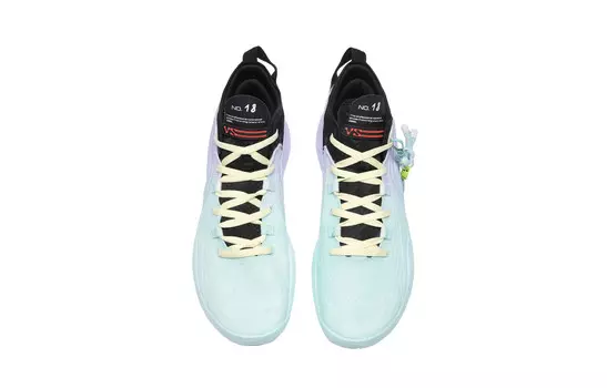Баскетбольные кроссовки YuShuai 18 Basketball Shoes Men Mid-Top Green/Purple Lining