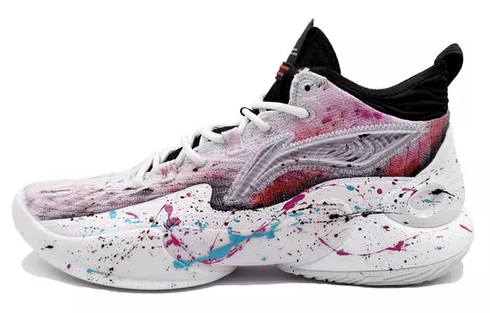 Баскетбольные кроссовки YuShuai 18 мужские, среднего размера, красные Lining