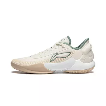 Баскетбольные кроссовки Yushuai 18 V2 мужские с низким верхом, белые Lining