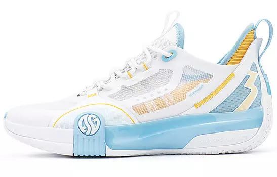 Баскетбольные кроссовки Zen 3 мужские с низким верхом белые/желтые 361°