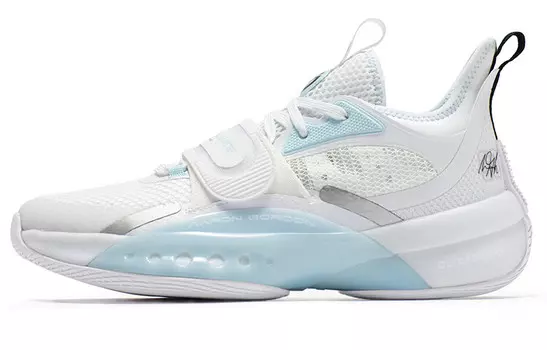 Баскетбольные кроссовки Zen 4 мужские с низким верхом 361 Degree белые / ледниково-синие 361°