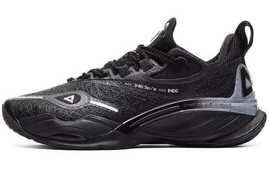 Баскетбольные кроссовки женские низкие черные Peak