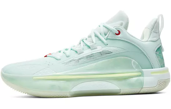 Баскетбольные кроссовки женские низкие гуашевые/зеленые Peak