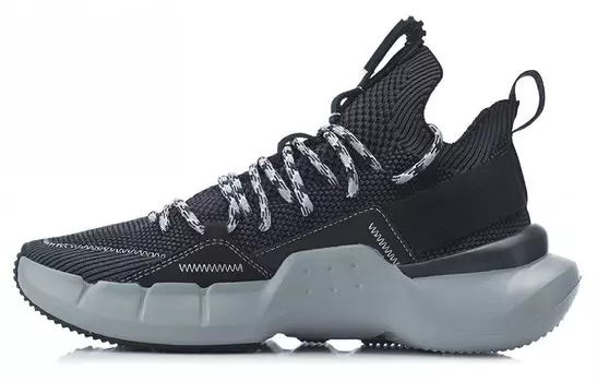 Баскетбольные кроссовки женские, среднего размера, черные Lining