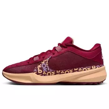 Баскетбольные кроссовки ZOOM FREAK 5 ALPHABET BROS Nike, цвет Noble Red/Black-White