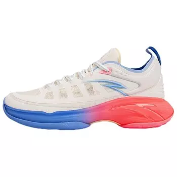 Баскетбольные кроссовки ZUP1 Basketball Shoes Men Low-Top Ivory White/Danube Blue Anta
