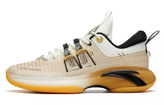 Баскетбольные кроссовки ZUP1 мужские с низким верхом коричневые/белые Anta