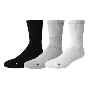 Баскетбольные носки унисекс BKCXZICE, цвет 3 pairs - flight diary stockings (2 black +1 white)
