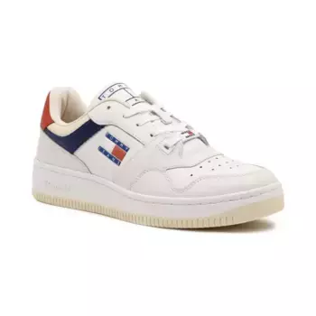Баскетбольные премиум кроссовки Tjm, 0gy с добавлением кожи Tommy Hilfiger, белый
