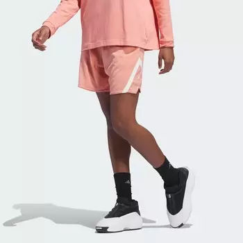 Баскетбольные шорты Adidas, цвет Wonder Clay/Ivory
