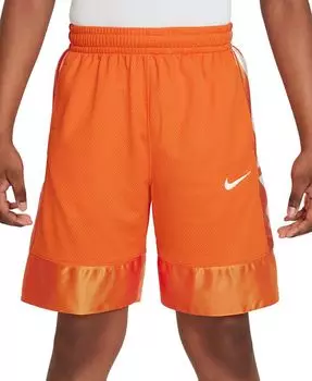 Баскетбольные шорты Big Boys Elite Dri-FIT Nike, оранжевый