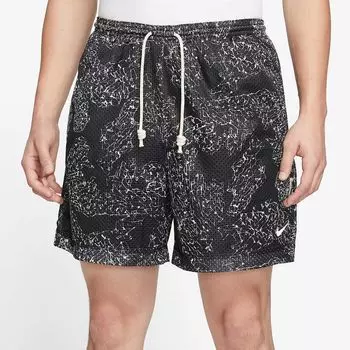 Баскетбольные шорты DRI-FIT STANDARD ISSUE REVERSIBLE SEASONAL 6IN SHORTS Nike, цвет Schwarz/Schwarz/Wei