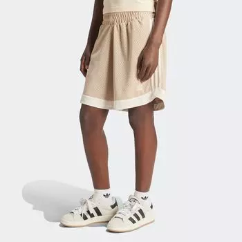 Баскетбольные шорты из сетки adidas Originals, цвет magic beige