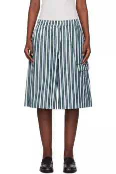 Баскетбольные шорты из зеленого поплина REMAIN Birger Christensen