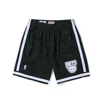 Баскетбольные шорты Mitchell & Ness FW22 унисекс A BATHING APE, Black BKX