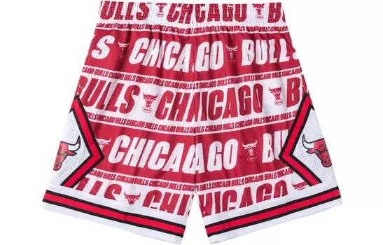Баскетбольные шорты Mitchell & Ness унисекс Mitchell Ness, красный