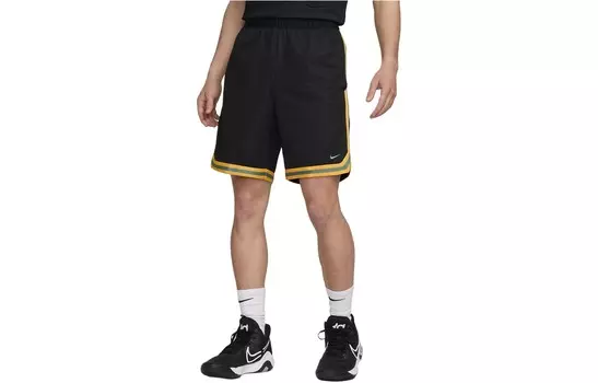 Баскетбольные шорты мужские черные/золотые Nike, черный