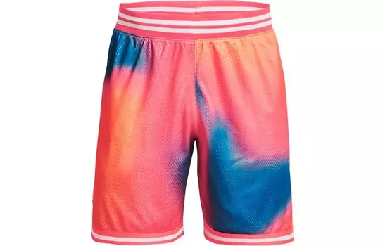 Баскетбольные шорты мужские розовые Under Armour, розовый