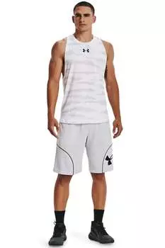 Баскетбольные шорты по периметру 11 дюймов Under Armour, серый