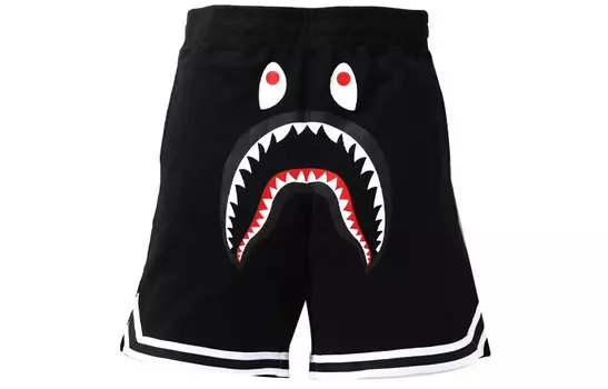 Баскетбольные шорты Shark Series для мужчин A Bathing Ape, черный