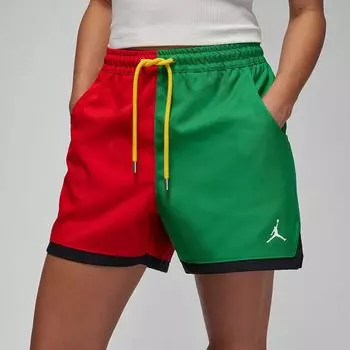 Баскетбольные шорты W J QUAI54 WOVEN SHORTS Jordan, цвет Schwarz/Rot/Grn