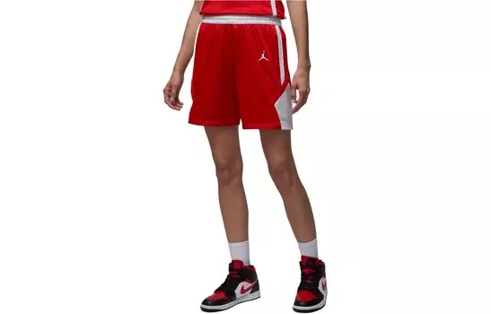 Баскетбольные шорты женские красные Jordan