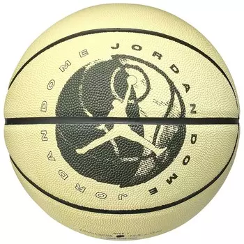 Баскетбольный мяч Ultimate 2.0 Графика Jordan, цвет Limonengelb/Schwarz/Schwarz/Schwarz
