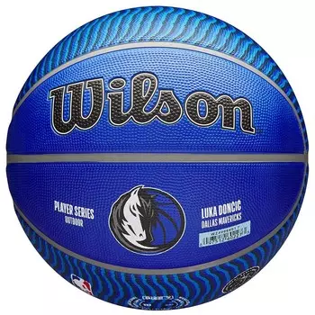 Баскетбольный мяч значок игрока NBA — для улицы — Лука Wilson, золотой